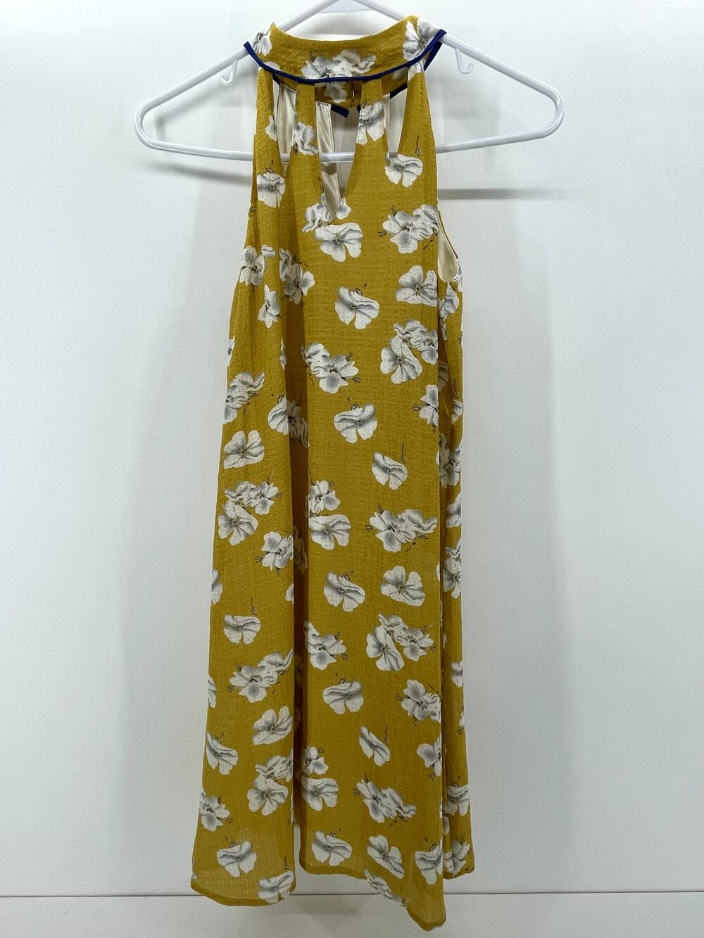 THML Womens Yellow Floral Dress XS - NWT